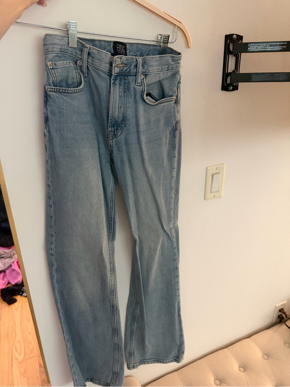 BDG Light Wash Bootcut Jeans in Faded Blue - Size 25